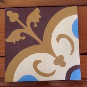 Granada Tile Echo Collection Normandy Cement Tile Sample 8"x8" Overstock